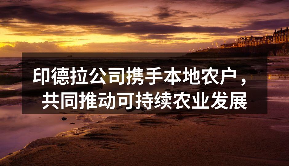 印德拉公司携手本地农户，共同推动可持续农业发展